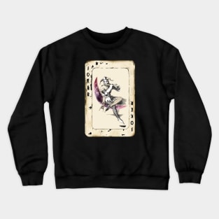 joker card Crewneck Sweatshirt